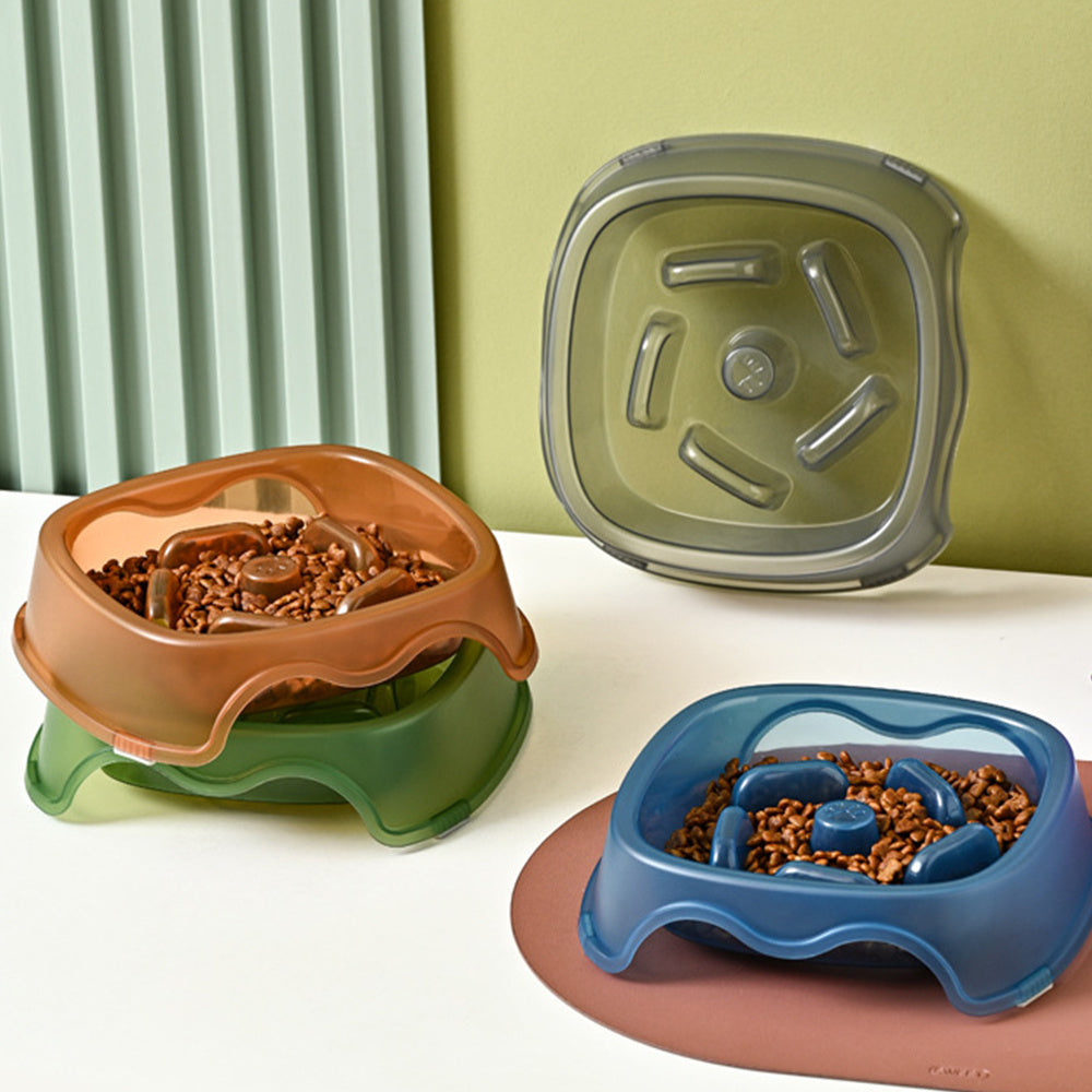 Anti Choking Slow Feeding Water Bowl Pet Dish