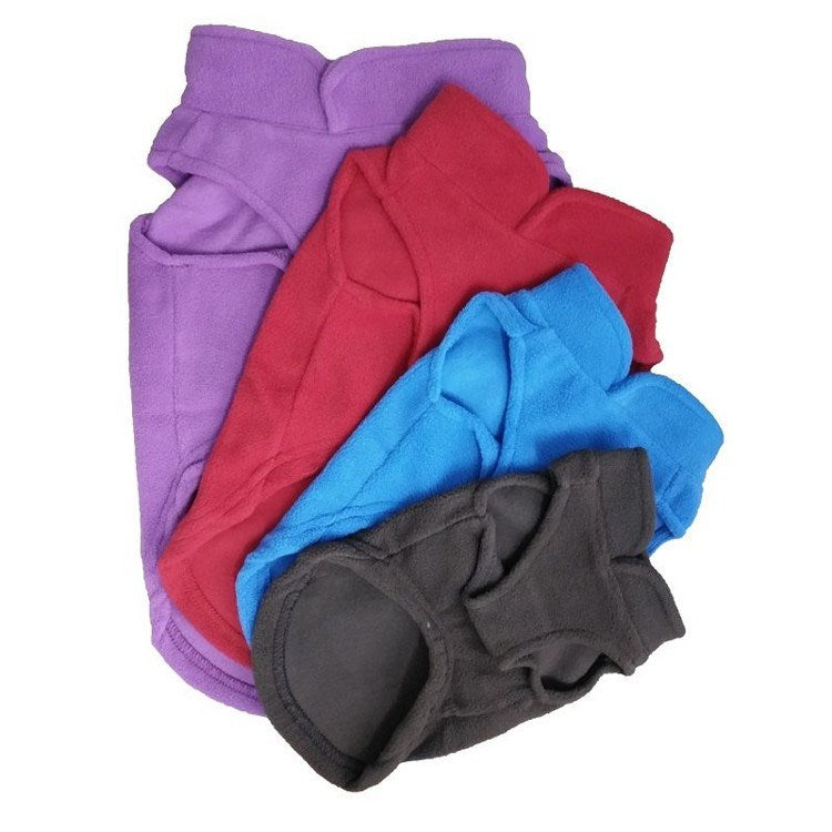 Fleece Coat Vest Jacket Small Pet Apparel