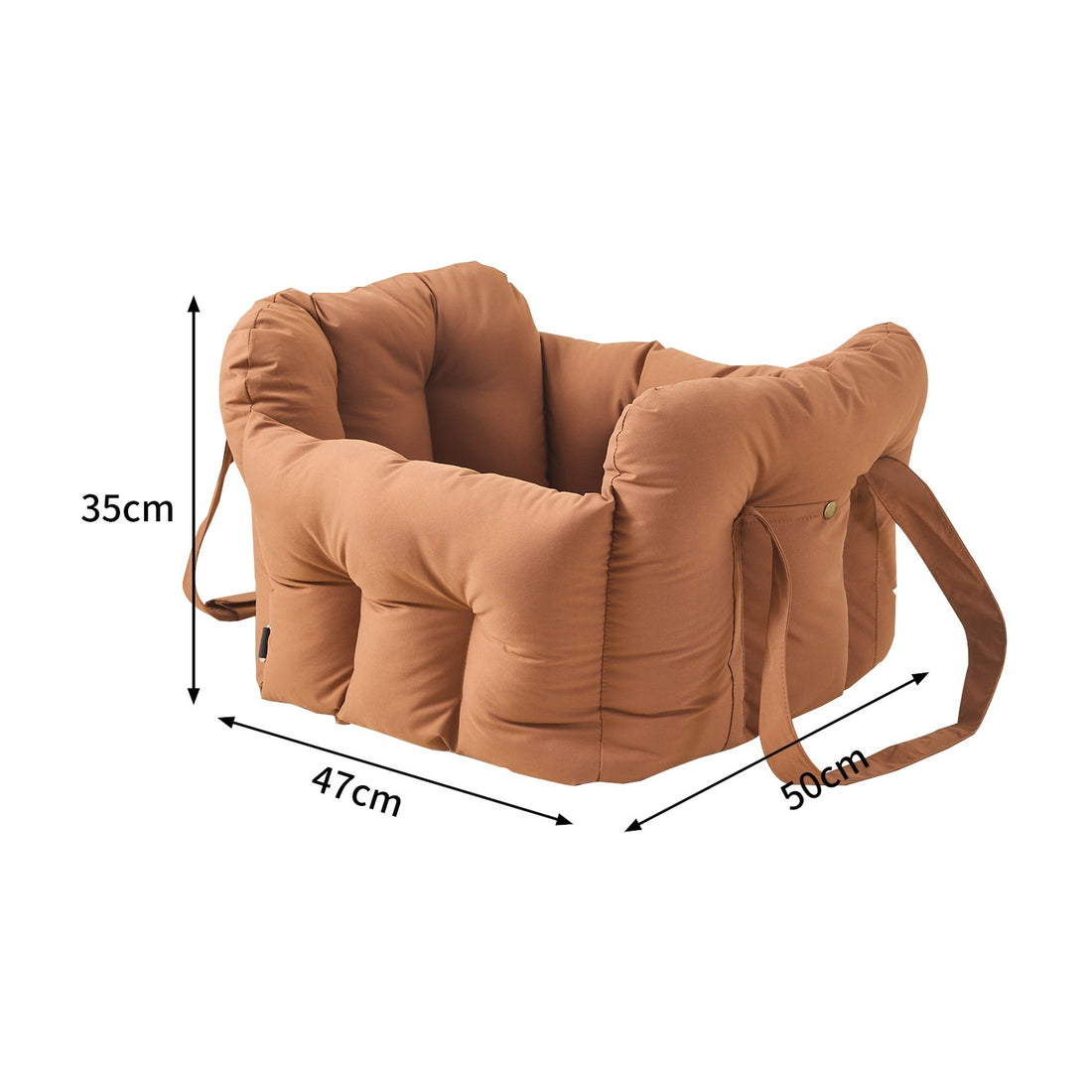 Portable Pet Car Seat Front Passenger Safety Carrier Backpack