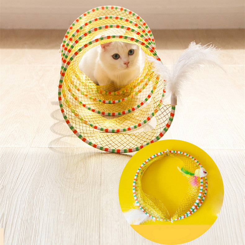Foldable Storage Interactive Pet Tunnel Toy