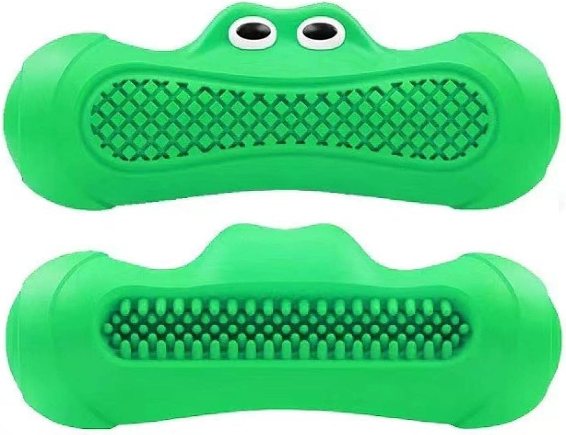 Natural Rubber Vocal Rugby Teething Chewing Interactive Pet Toy