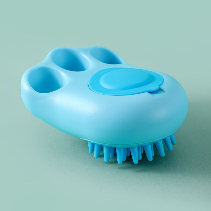 Pet Bath Massage Comb Grooming Brush Cleaning Tool