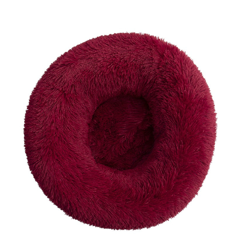 Round Cotton Winter Warm Sleeping Pet Bed