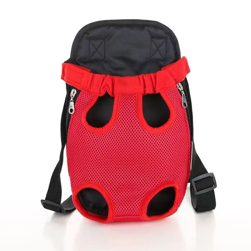 Breathable Adjustable Pet Backpack Carrier For Travel And Hiking