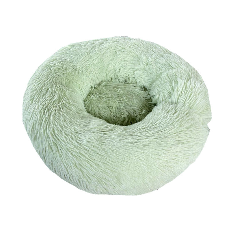 Soft Thick Plush Round Cotton Pet Bed