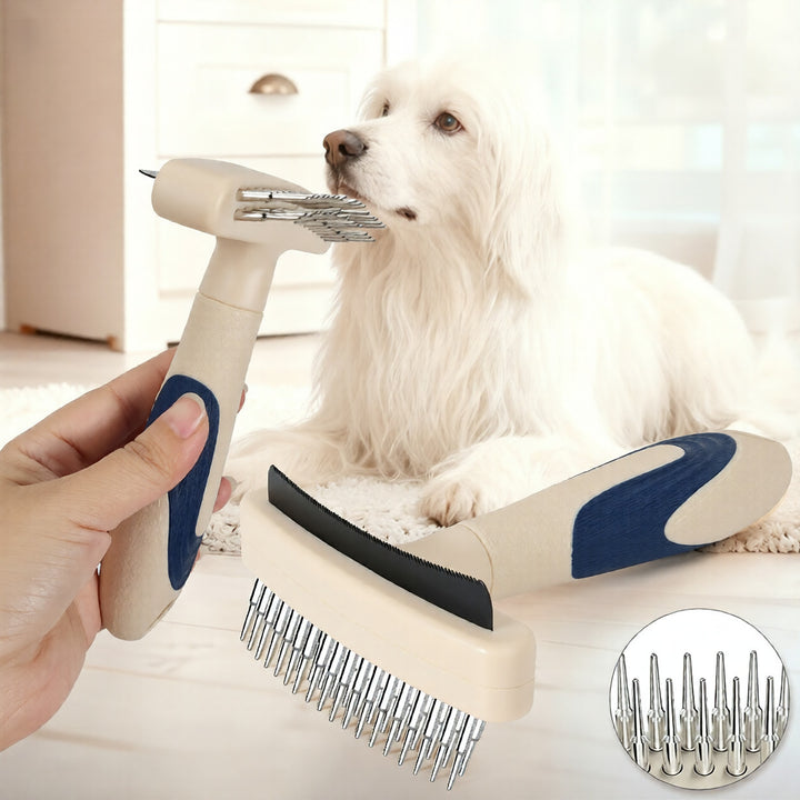 Pet Grooming Brush For Detangling And Hair Removal Tool