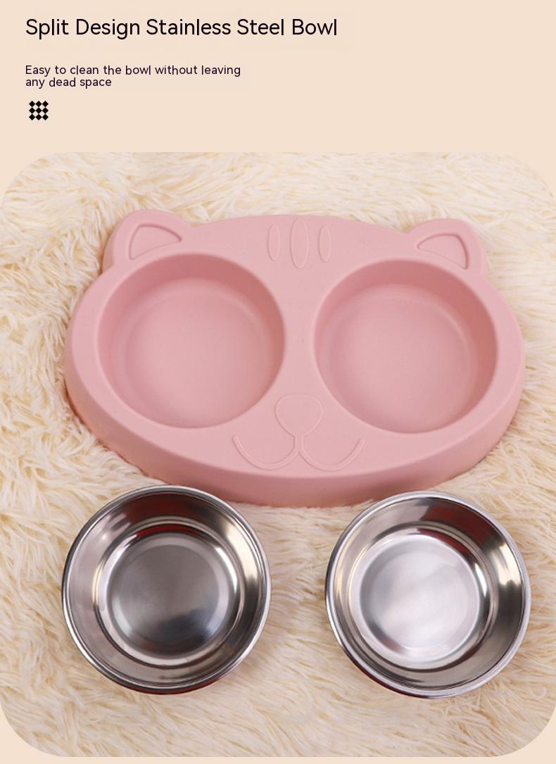 Pet Feeding And Drinking Rice Bowl Basin Dish