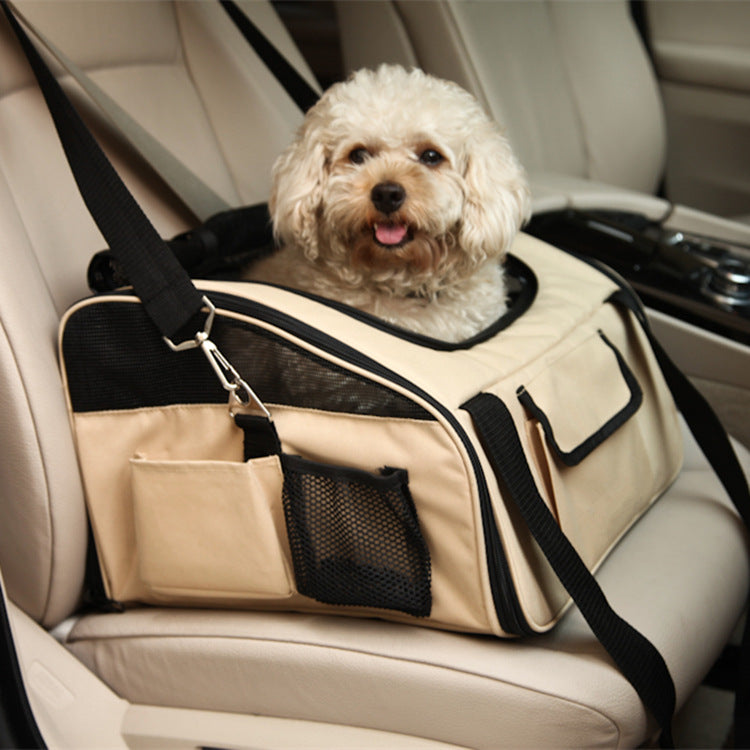 Folding Pet Car Seat Carrier Hammock Travel Bag