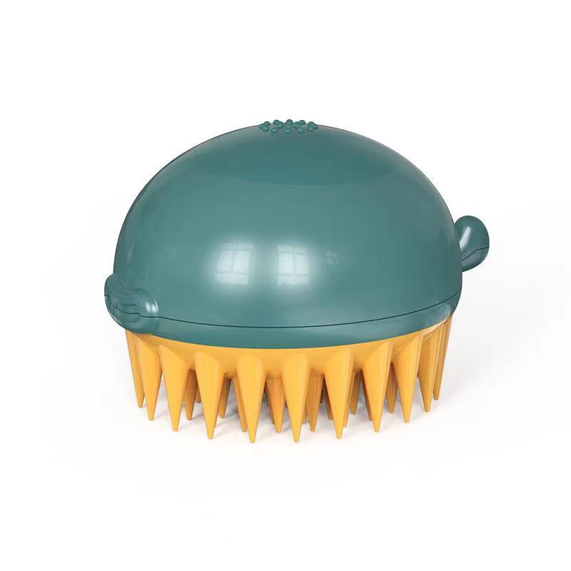 Puffer Bath Brush Refillable Gel Grooming Pet Tool