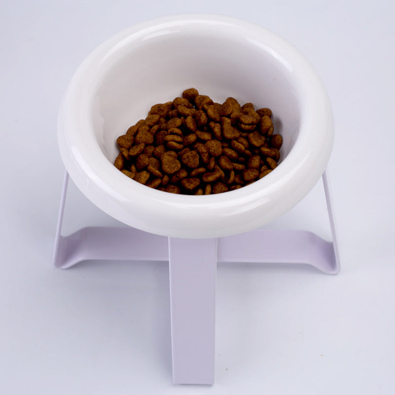 Anti Slip Iron Stand Double Bowl Pet Feeder