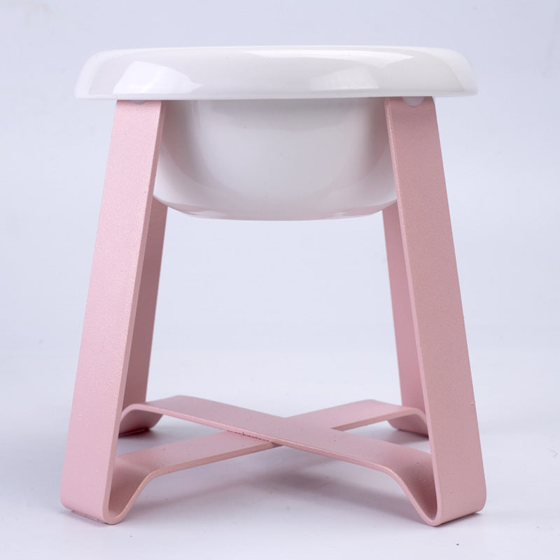 Anti Slip Iron Stand Double Bowl Pet Feeder