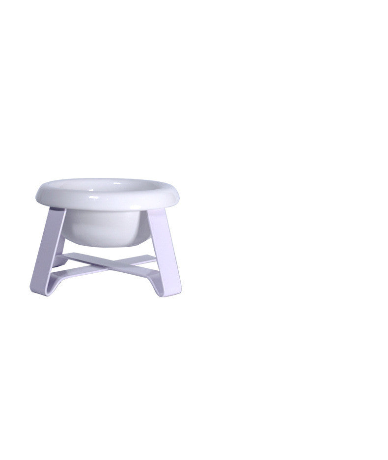 Anti Slip Iron Stand Double Bowl Pet Feeder