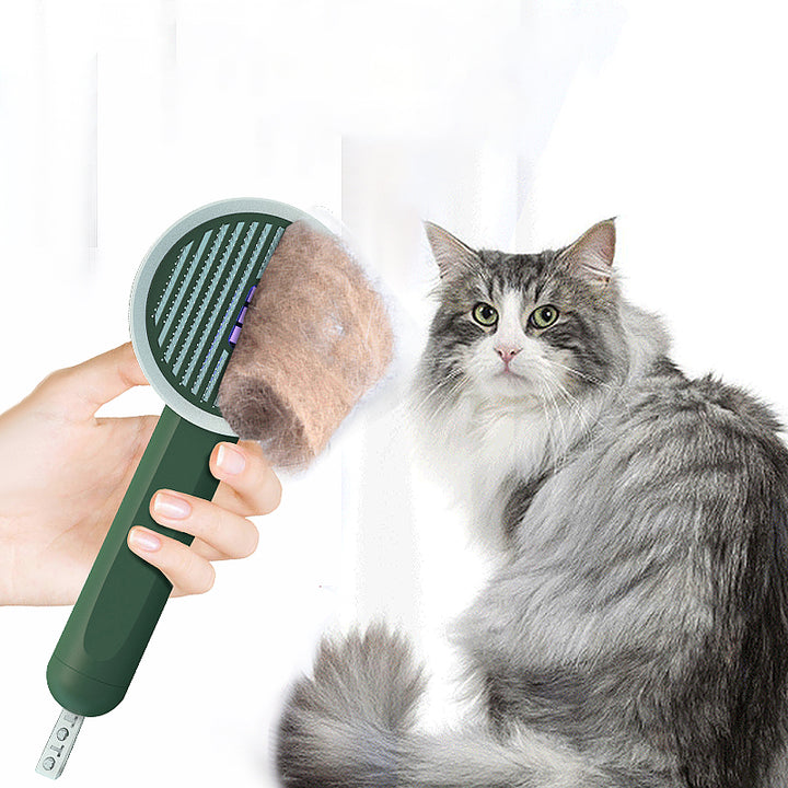 2 In 1 Pet Grooming Comb UVC Detection Hair Brush