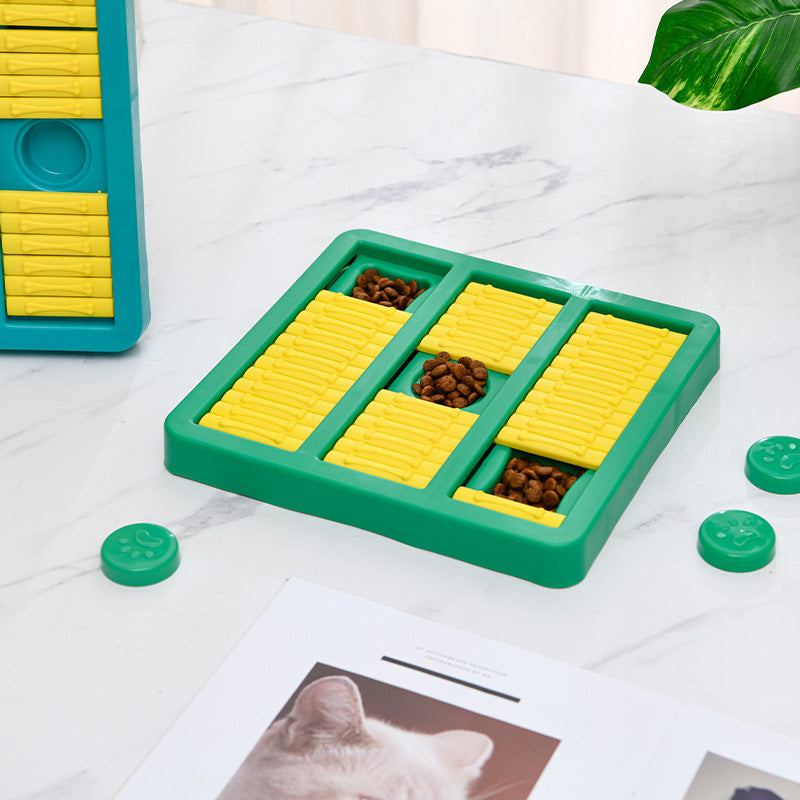 Rotating Interactive Educational Pet Food Dispensing Slow Feed Toys