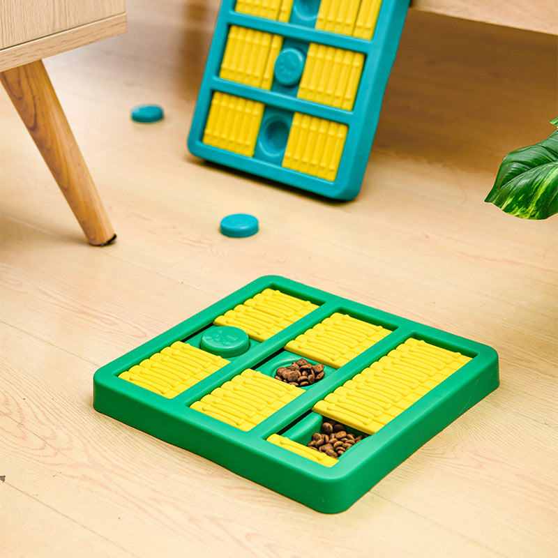 Rotating Interactive Educational Pet Food Dispensing Slow Feed Toys
