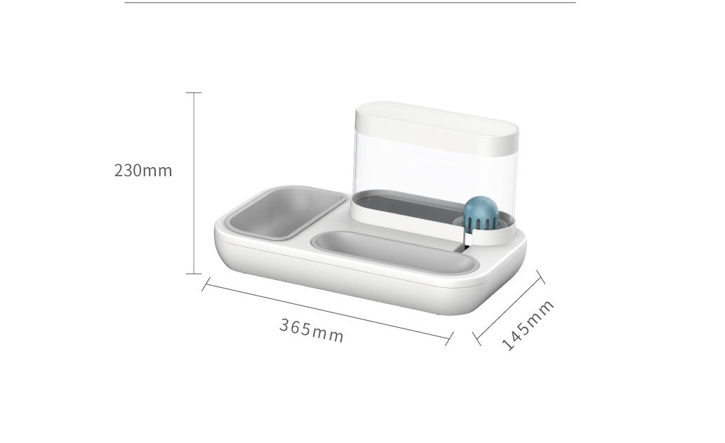 Automatic Drinking Fountain 1.5L Pet Feeding Bowl