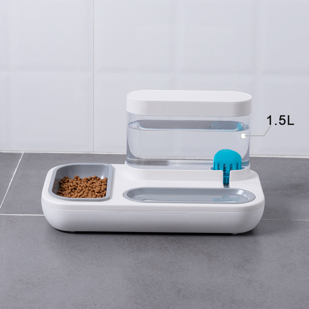 Automatic Drinking Fountain 1.5L Pet Feeding Bowl