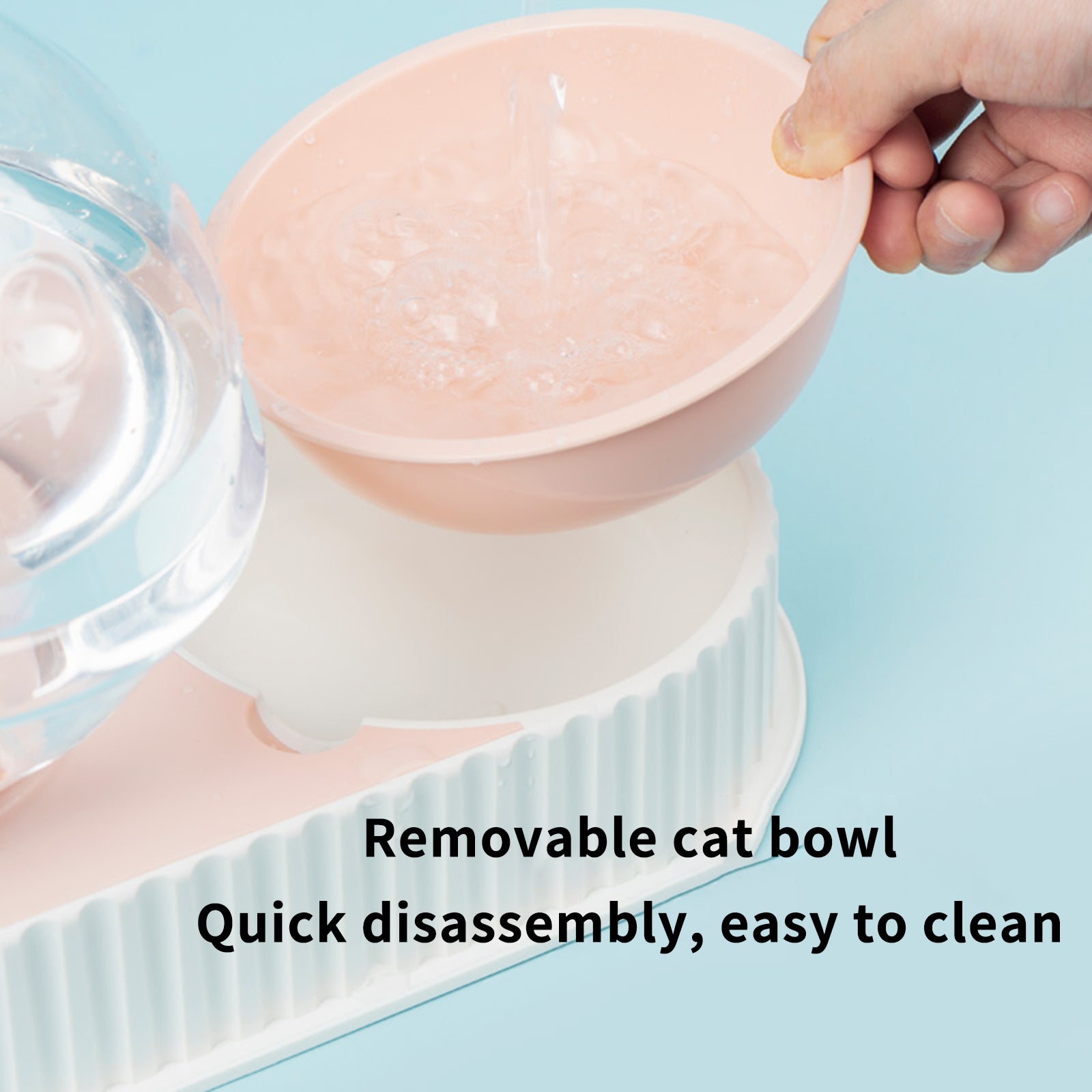 Automatic Plastic Drinking Feeder Pet Bowl