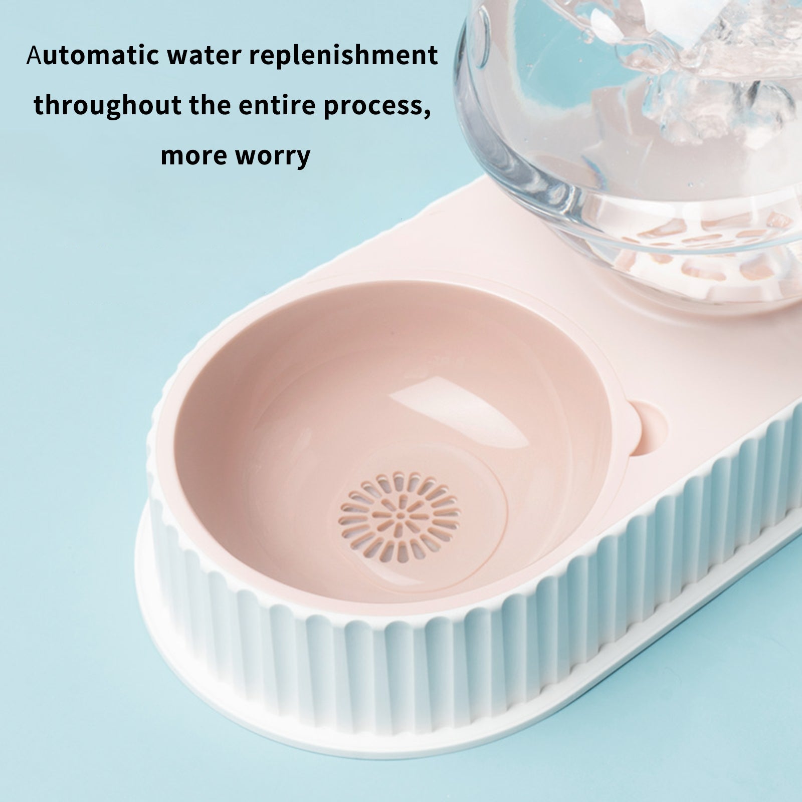 Automatic Plastic Drinking Feeder Pet Bowl