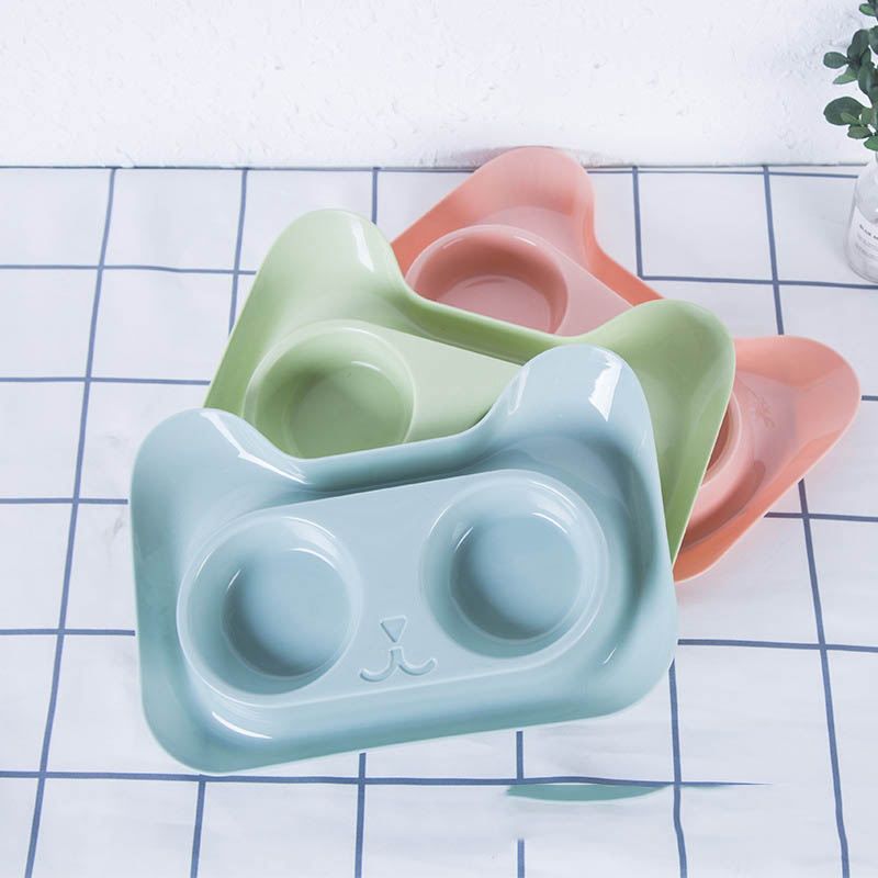 Pet Stainless Steel Feeding And Drinking Bowl Set