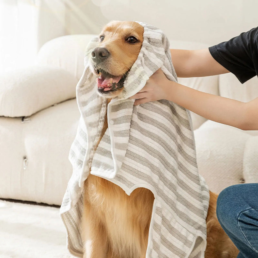 Ultra Absorbent Quick Drying Thick Bathrobe Pet Bath Towel