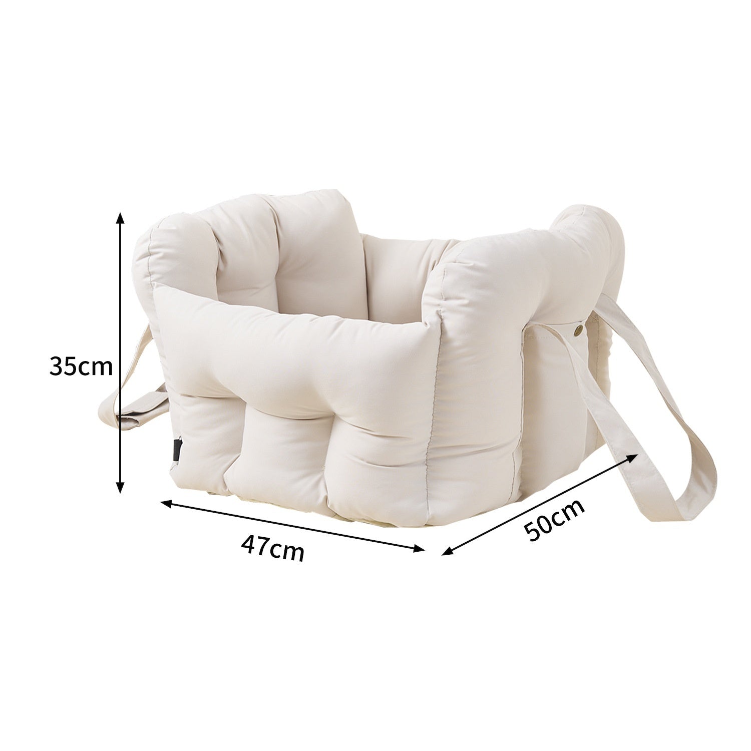 Portable Pet Car Seat Front Passenger Safety Carrier Backpack