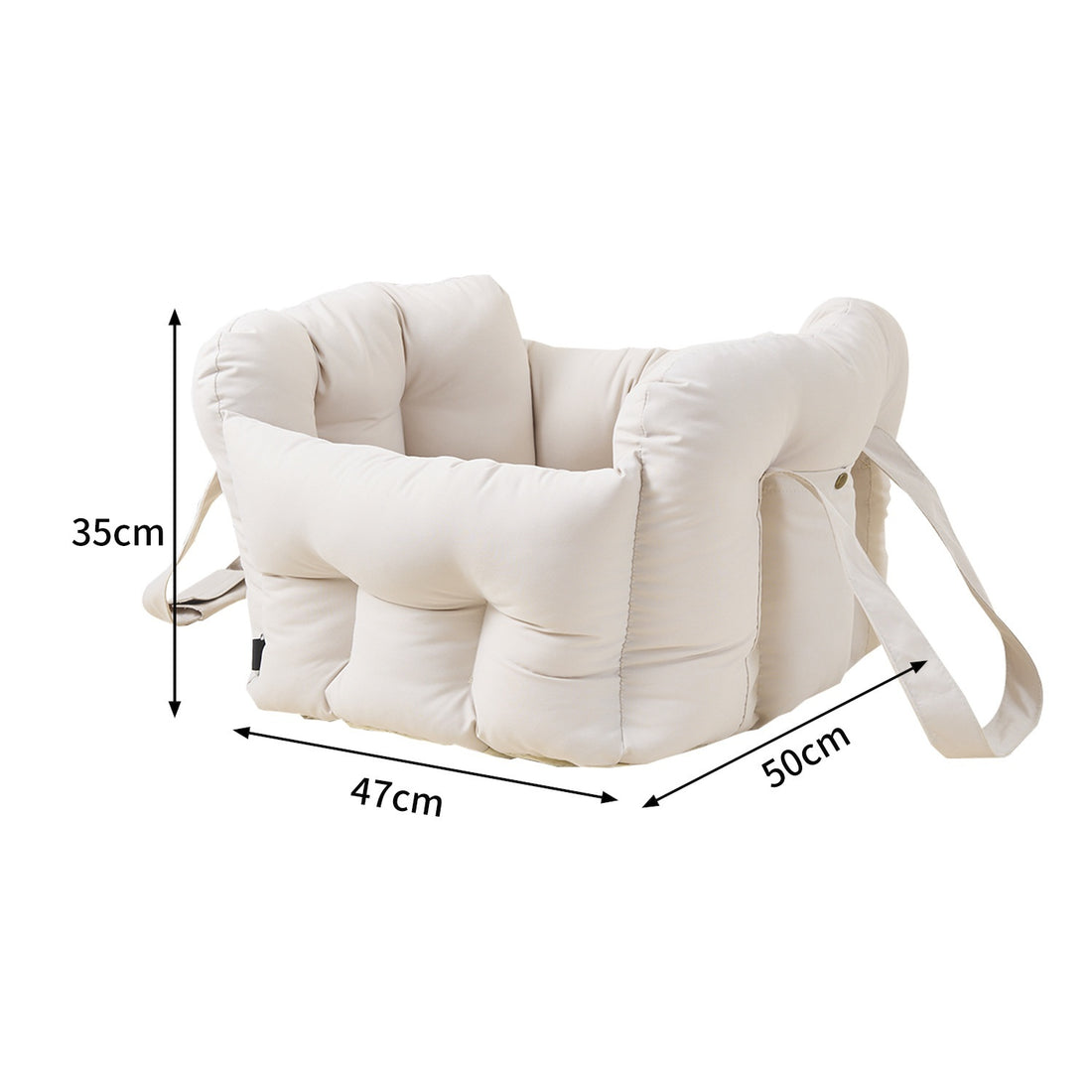 Portable Pet Car Seat Front Passenger Safety Carrier Backpack