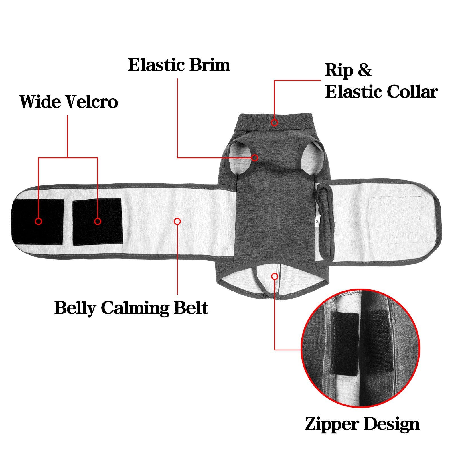 Polyester Cotton Double Layer Comfort Pet Jacket