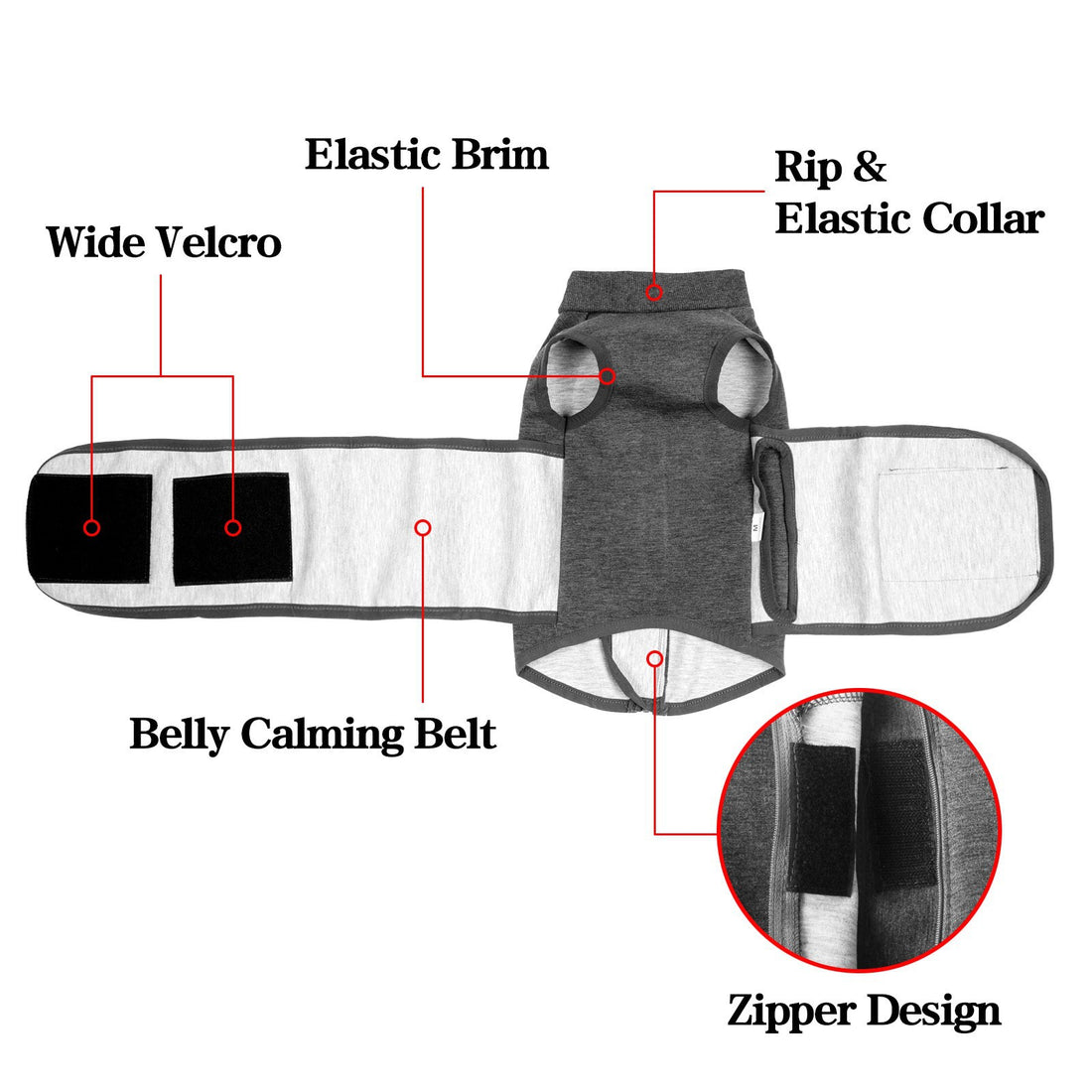 Polyester Cotton Double Layer Comfort Pet Jacket