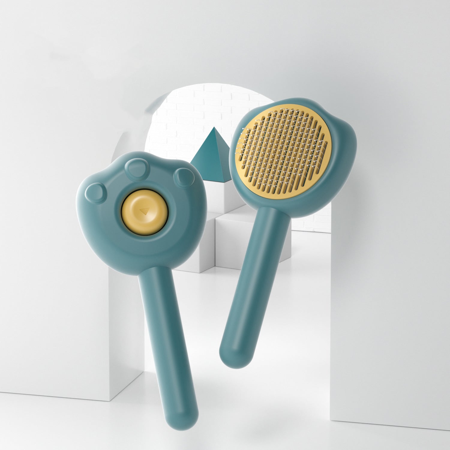 Self Cleaning Pet Grooming Needle Comb Hair Remover