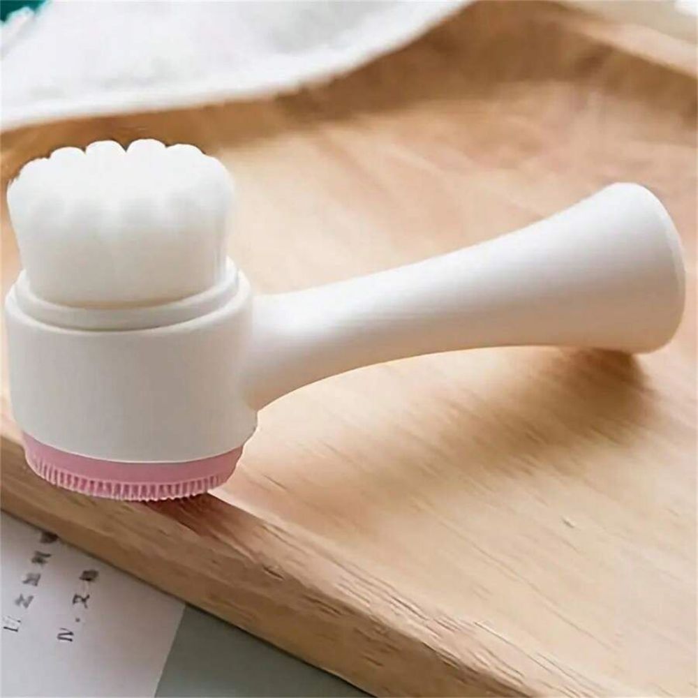 Easy Clean Nylon Pet Paw Grooming Brush Massage Tool