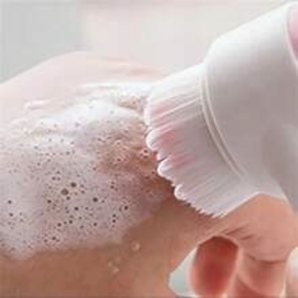 Easy Clean Nylon Pet Paw Grooming Brush Massage Tool
