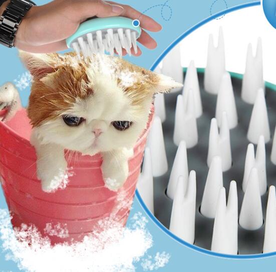 Comfortable Massage Bath Grooming Pet Brush