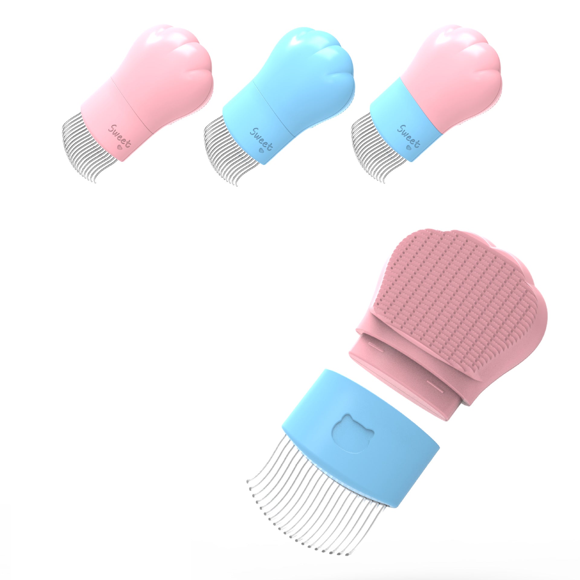 Pet Grooming Brush For Long And Short Hair Control