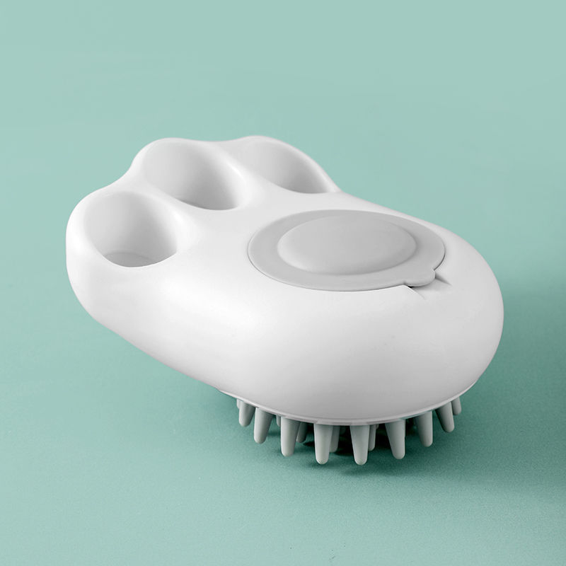 Pet Bath Massage Comb Grooming Brush Cleaning Tool