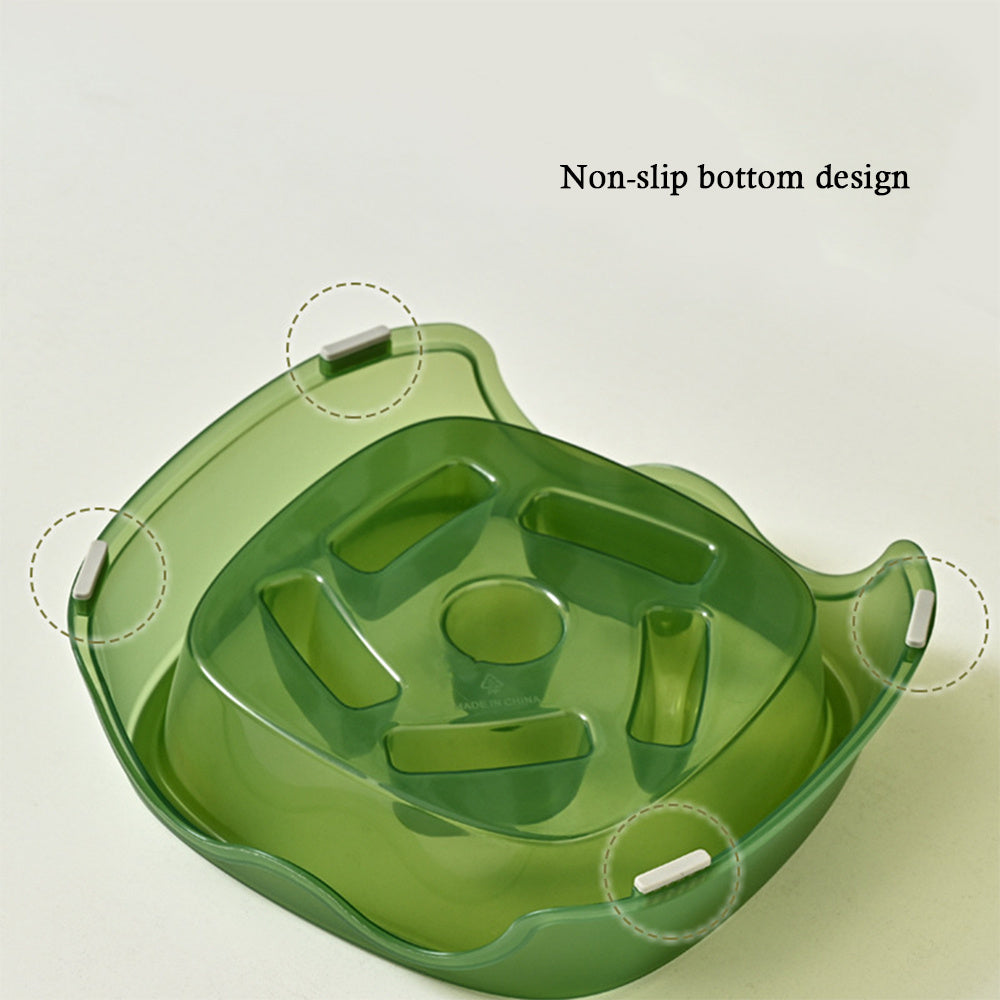 Anti Choking Slow Feeding Water Bowl Pet Dish