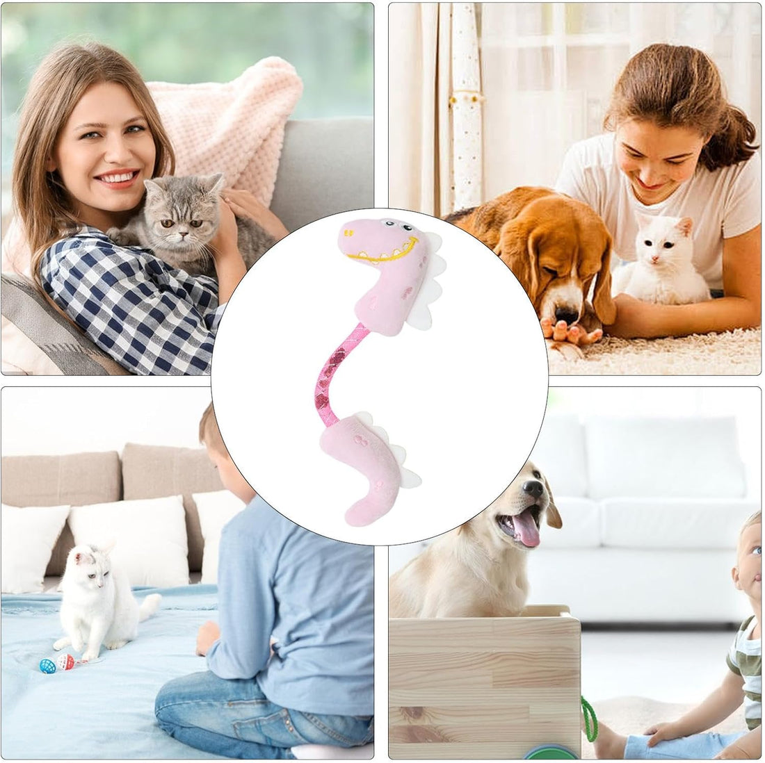 Catnip Rope Chew Teeth Cleaning Interactive Pet Toy
