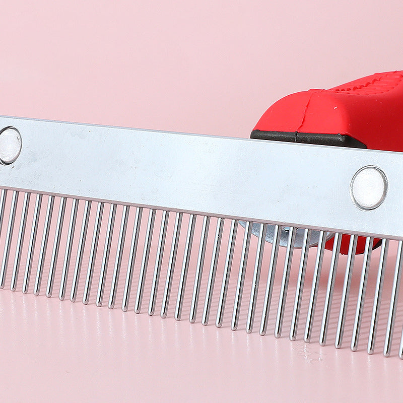 Pet Deshedding Grooming Rake Comb Extra Large Hair Removal Tool