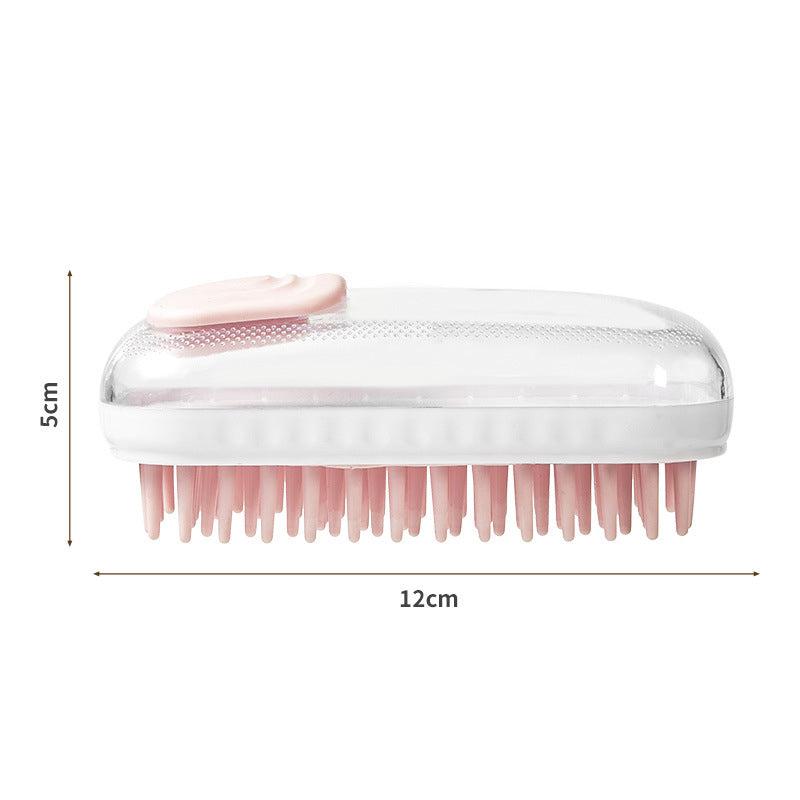 Silicone Foam Massage Bath Cleaning Pet Brush