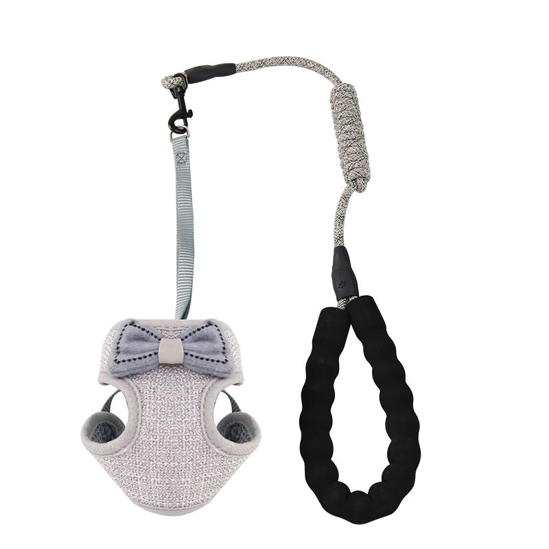 Pet Chest And Back Support Harness Leash System