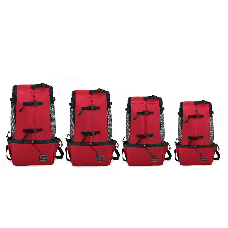 Portable Pet Backpack Carrier Double Shoulder Travel Bag