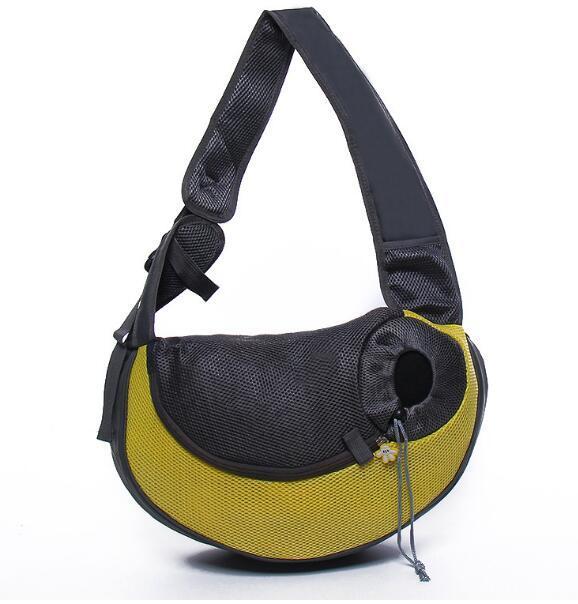 Mesh Oxford Pet Carrier Shoulder Sling Travel Tote Bag