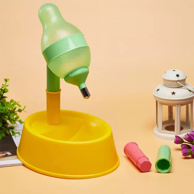 Adjustable Height Automatic Water Dispenser Pet Feeder Bowl