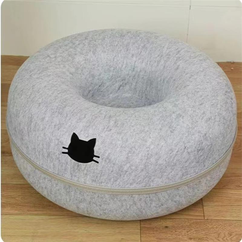 Comfortable Round Pet Tunnel Bed Sleeping Nest
