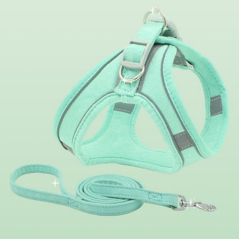 Pet Vest Type Chest Harness And Leash