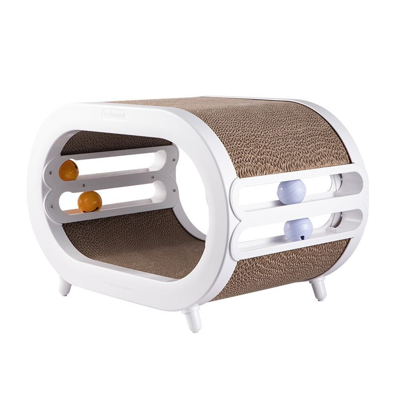 Scratch Board Nest Villa Chamfer Interactive Pet Toy Supplies