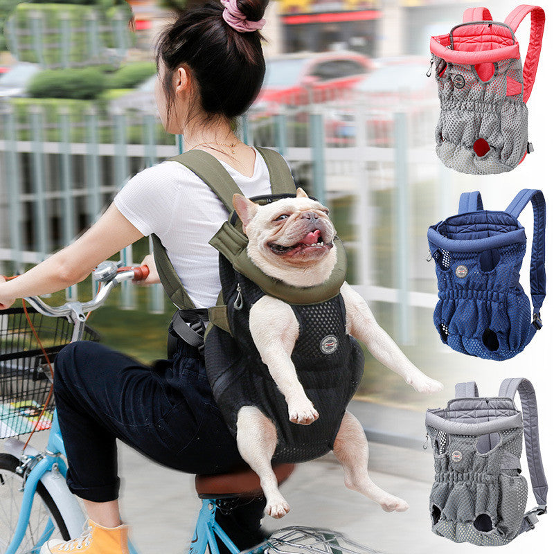 Breathable Mesh Pet Carrier Backpack Travel Shoulder Bag