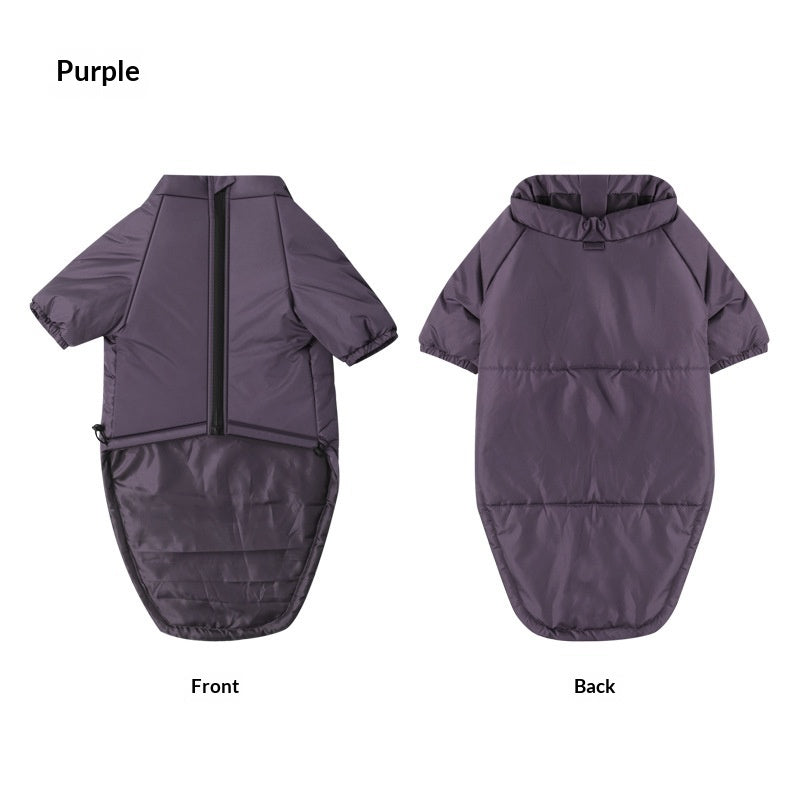 Cotton Pet Two Leg Warm Jacket Outfit