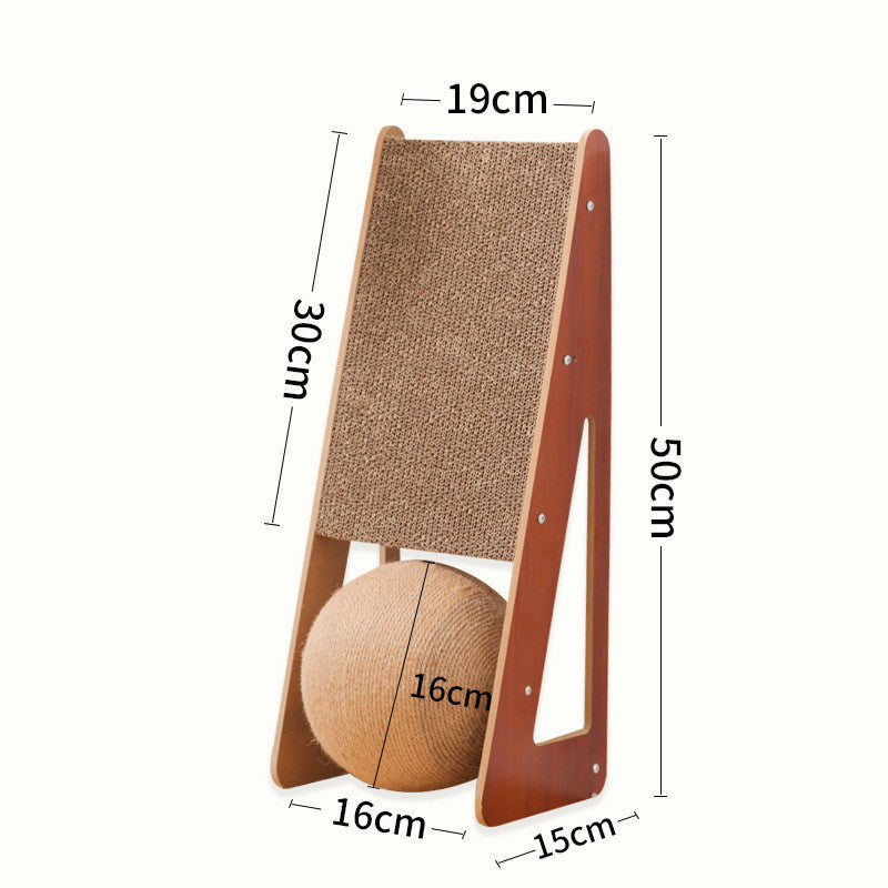 Corrugated Paper Scratching Board Interactive Pet Toy