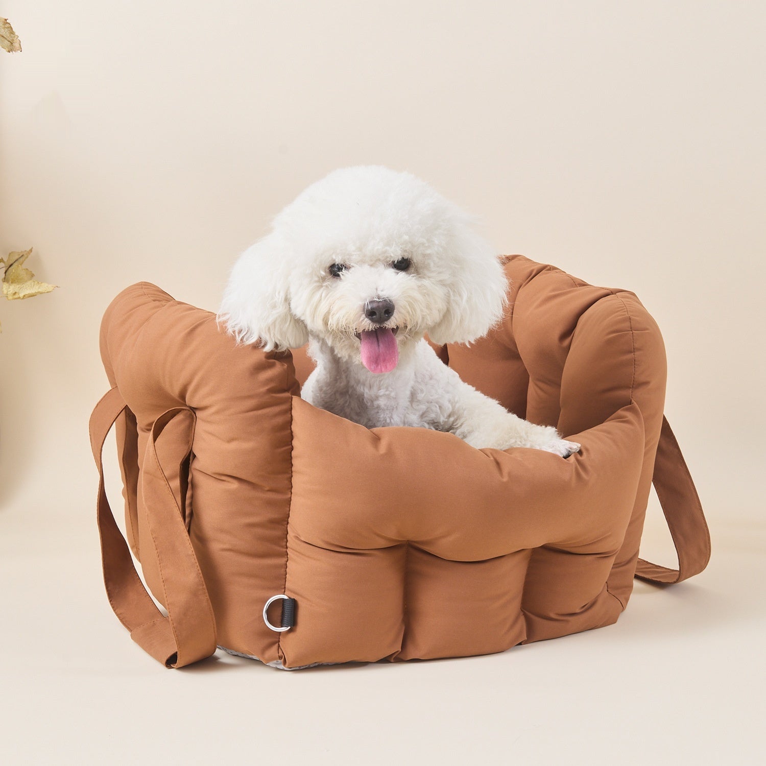Portable Pet Car Seat Front Passenger Safety Carrier Backpack